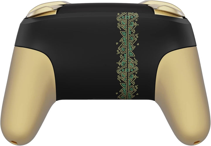 eXtremeRate Griff Hülle Set kompatibel mit Nintendo Switch Pro Controller, DIY-Ersatz Front Case/Bac