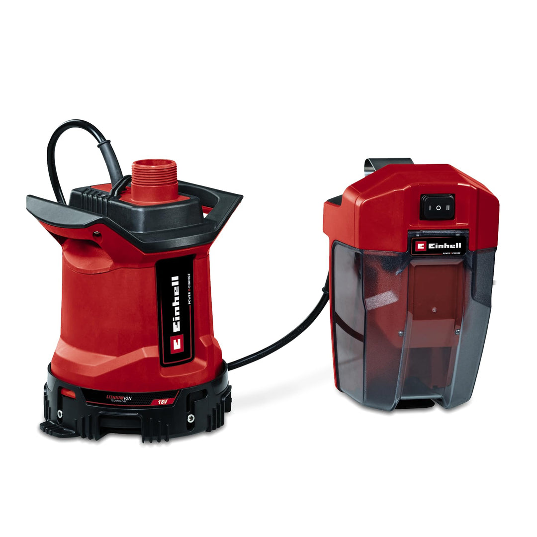 Einhell Akku-Schmutzwasserpumpe GE-DP 18/25 LL Li-Solo Power X-Change (18 V, 7.000 L/h Fördermenge,