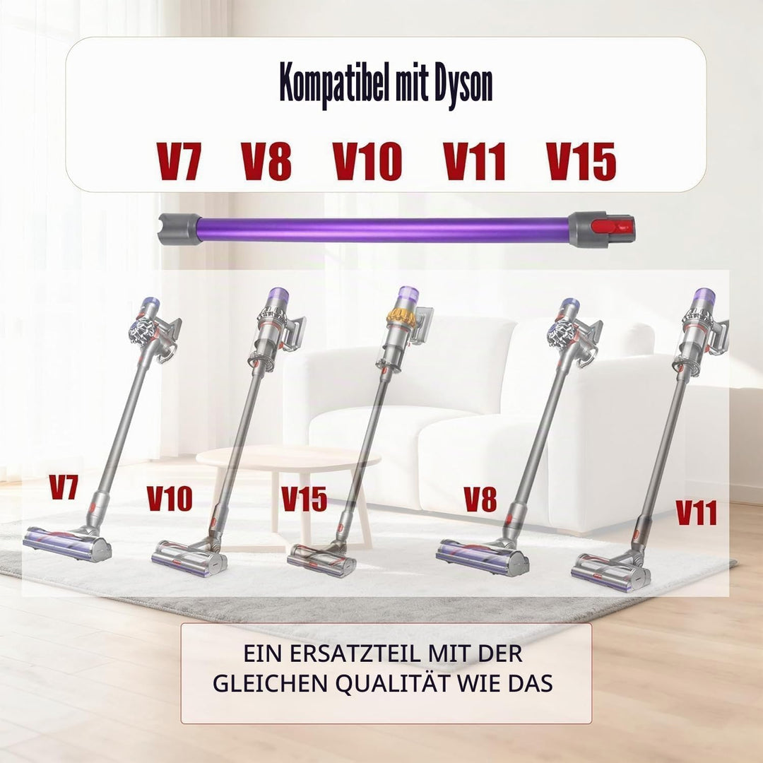 Verlängerungsrohr für Dyson Rohr Kompatibel mit Dyson Saugrohr V15 V 11 V10 V8 V7, Starres Teleskopr