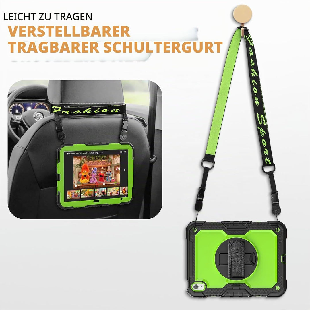 Timecity Hülle für iPad A16 11./10. Generation 11/10.9 Zoll 2025/2022 | für iPad Hülle Stossfeste mi