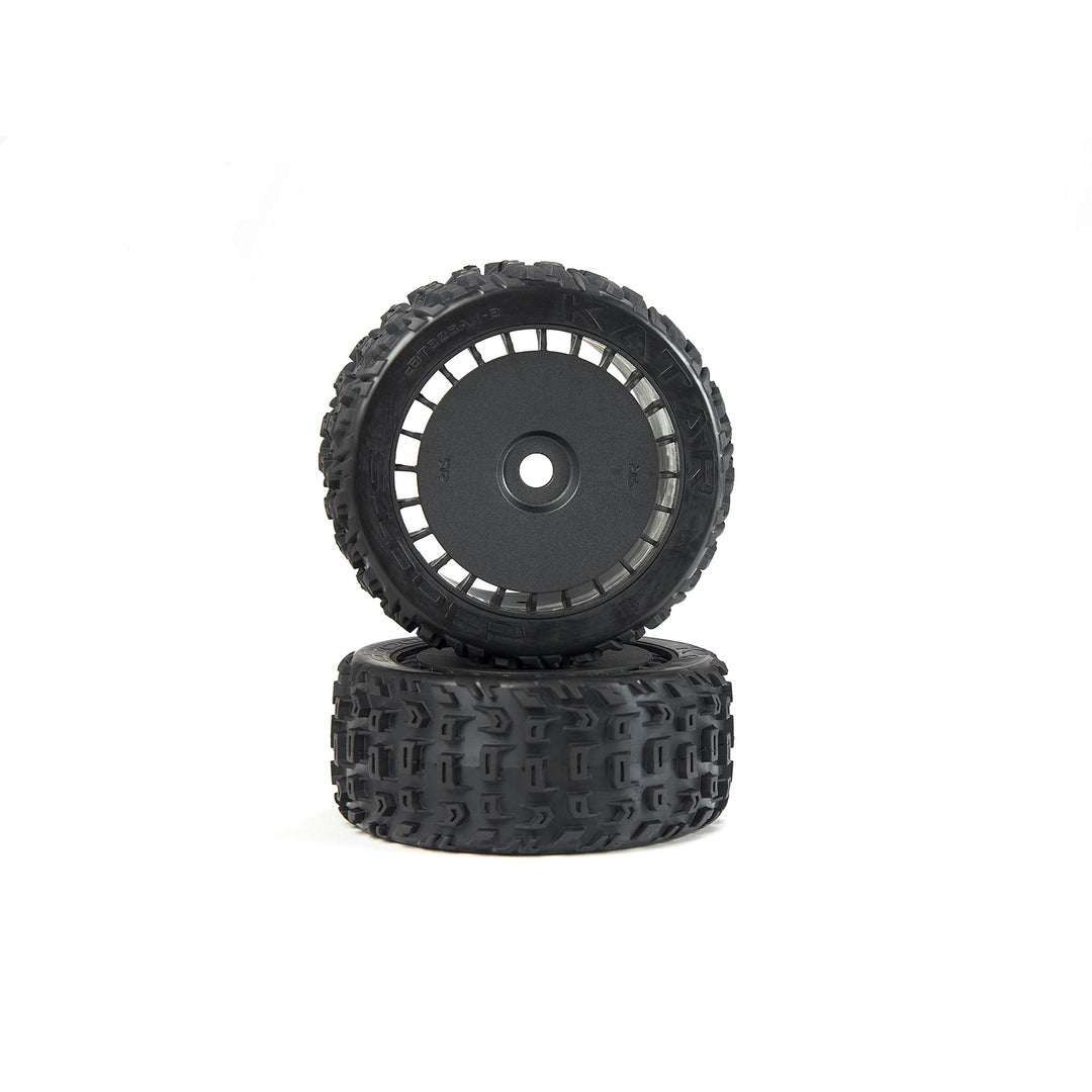 ARRMA ARA550097 dBoots Katar T Belted 6S Tire Set Glued (Blk) (2), Multi