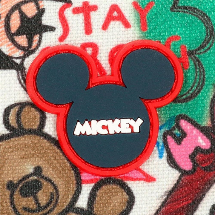 Disney Mickey Be Cool Schulrucksack mit blauem Trolley 30x38x12 cm Polyester 13.68L Rucksack 38 + Tr