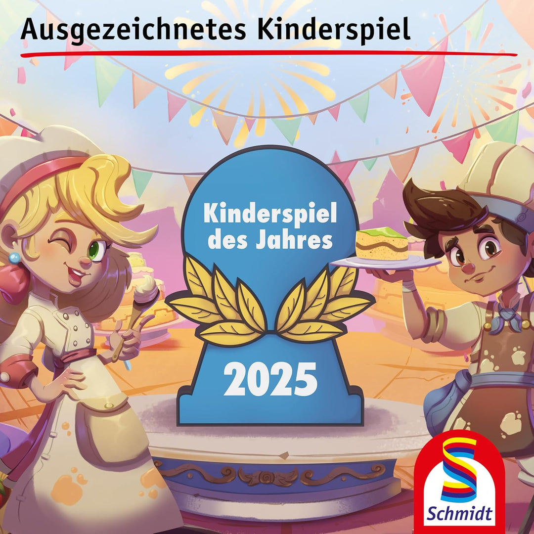 Schmidt Spiele 40659 Topp die Torte!, Kinderspiel des Jahres 2025 Standardgrösse, Standardgrö&#