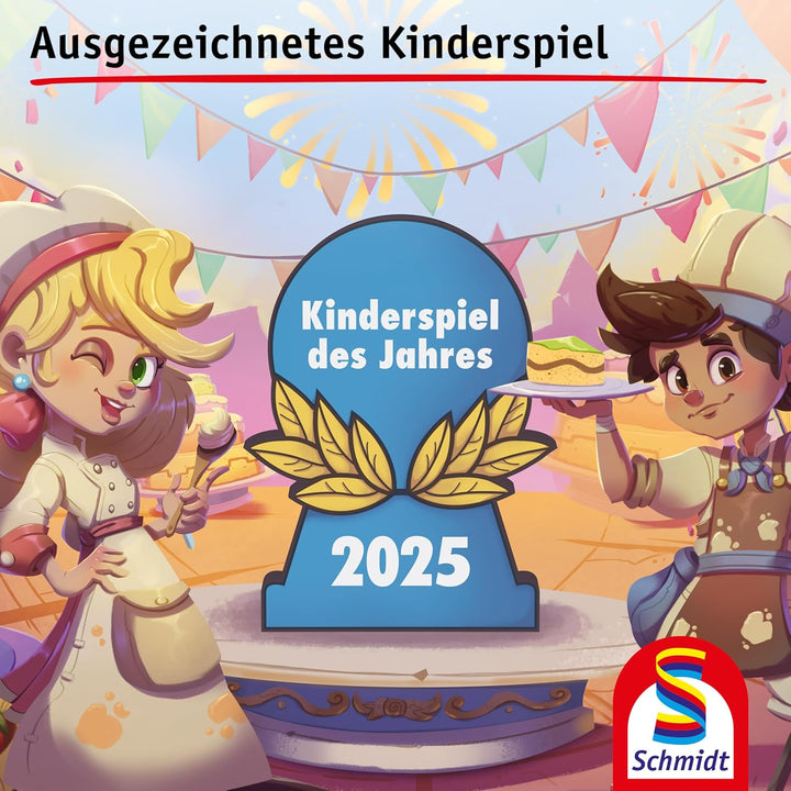 Schmidt Spiele 40659 Topp die Torte!, Kinderspiel des Jahres 2025 Standardgrösse, Standardgrö&#