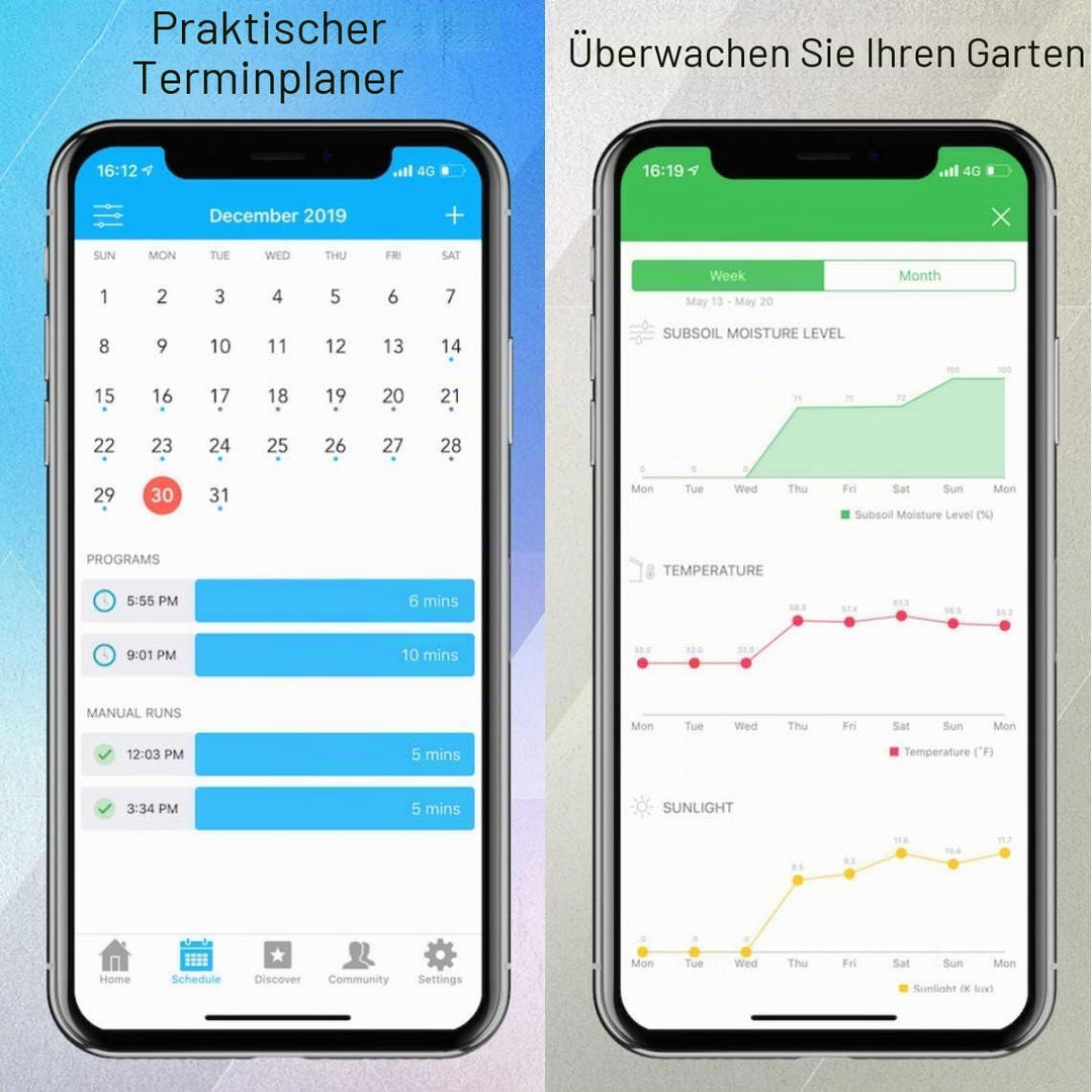 Netro Pixie Smart Schlauch-Wasserhahn-Timer, WLAN-Verbindung, solarbetrieben, wetterbewusst