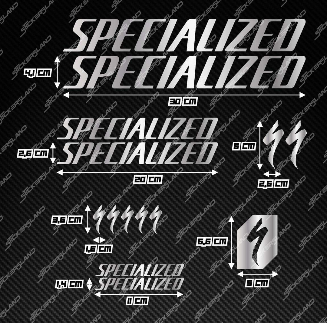 Stickersland® Aufkleber-Set kompatibel mit Rahmen MTB Mountainbike und Helm | Aufkleber-Aufkleber fü