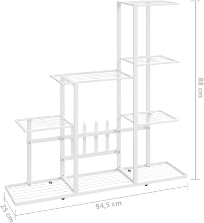 Gecheer Blumenständer Pflanzenständer Dekorationsgegenstände Blumenständer Pflanzenregal 94,5 x 25 x