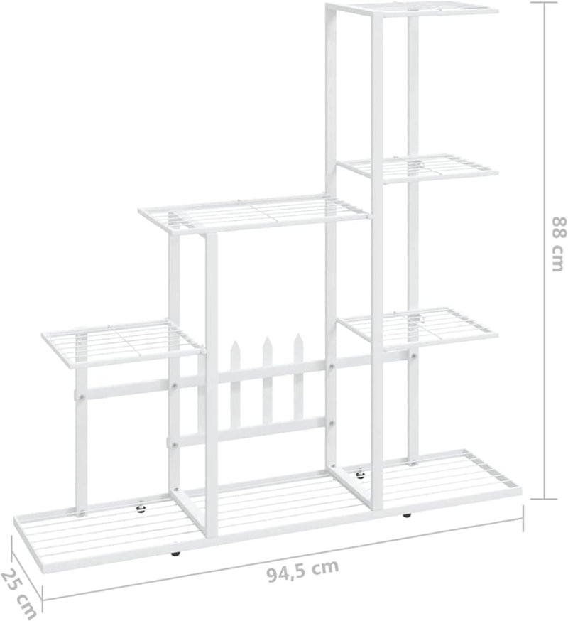 Gecheer Blumenständer Pflanzenständer Dekorationsgegenstände Blumenständer Pflanzenregal 94,5 x 25 x