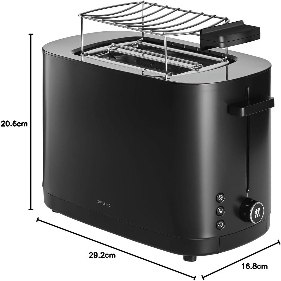 ZWILLING ENFINIGY Toaster mit 3 Automatikprogrammen, 7 Bräunungsgraden und Abschaltfunktion, 2 Schli