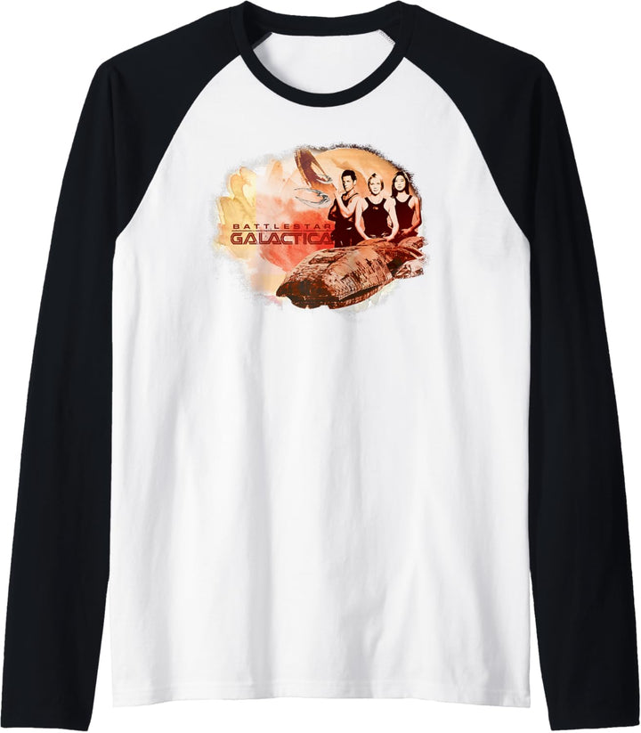 Battlestar Galactica Group Portrait Raglan