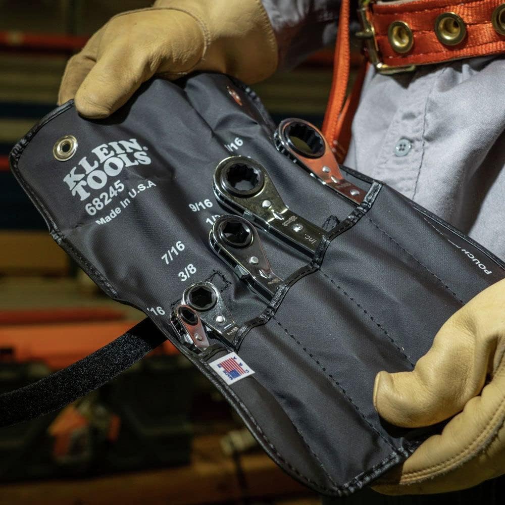 Klein Tools Umschaltknarre Ratschenschlüssel Set, 5-teilig, schwarz 68245 5-Piece, 5-Piece
