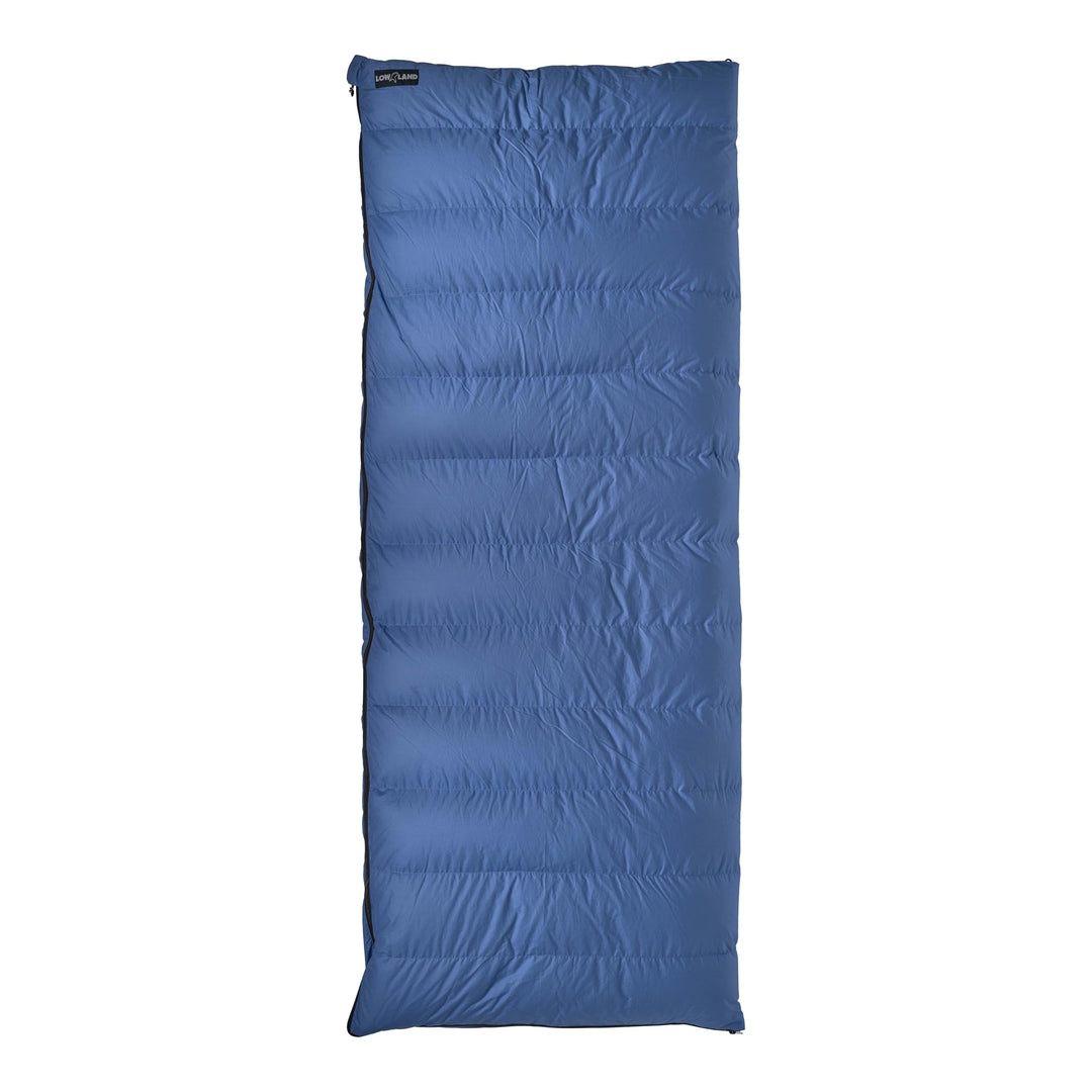 Lowland Outdoor® Daunen Deckenschlafsack Extra Breit - Companion CC - Baumwolle - 220x100cm 0ºC