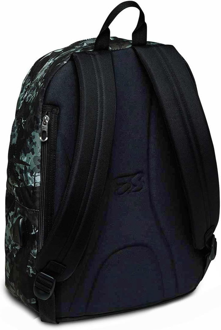 Zaino Scuola Elementare e Medie Ragazzo Seven – ISCHOOLPACK, Mehrfarbig – mit integrierter Power Ban
