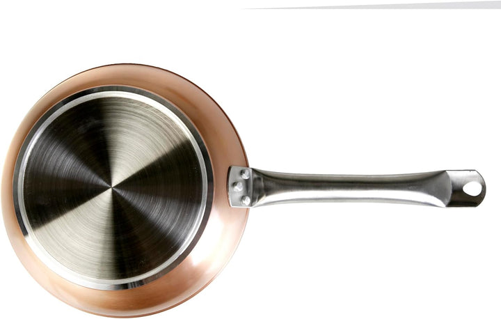 WECOOK! Professional Bratpfanne 24 cm, Ökologischer Antihaft-Stein ohne PFOA, Geschmiedetes Aluminiu