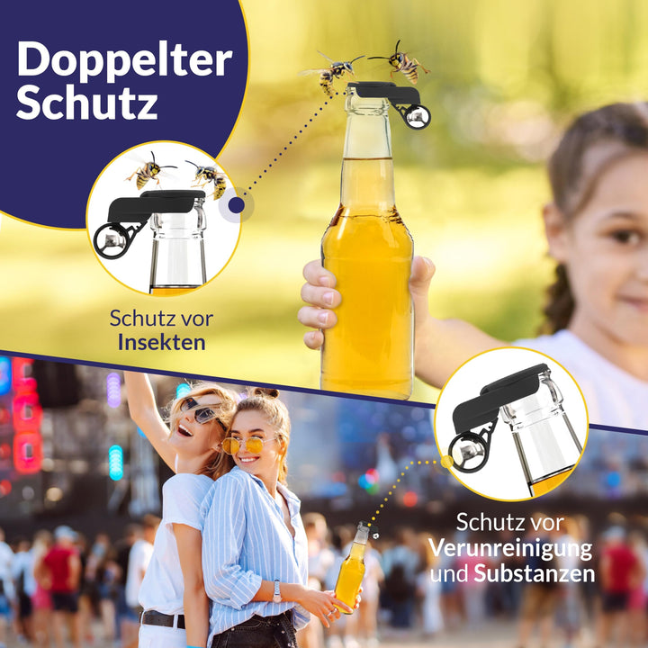 Vollautomatischer Flaschenverschluss Wespenschutz für Kronkorken Schraubverschlüsse Abdeckung Glasfl