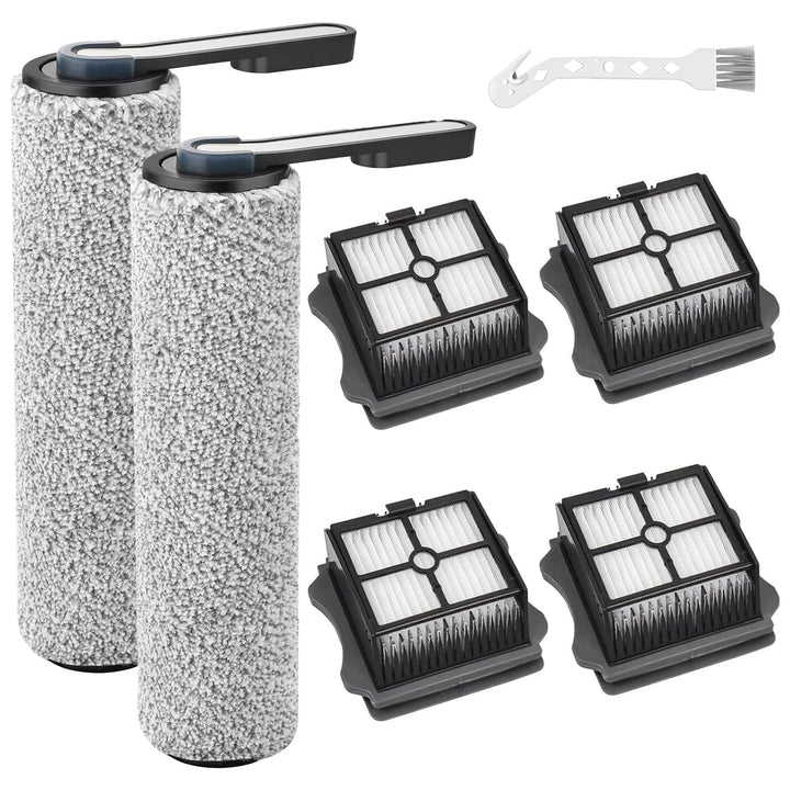 7 Stück Zubehörset für Tineco Floor One S5/S5 Pro/S5 Pro 2/S5, Zubehör Set mit Ersatzbürsten und Fil