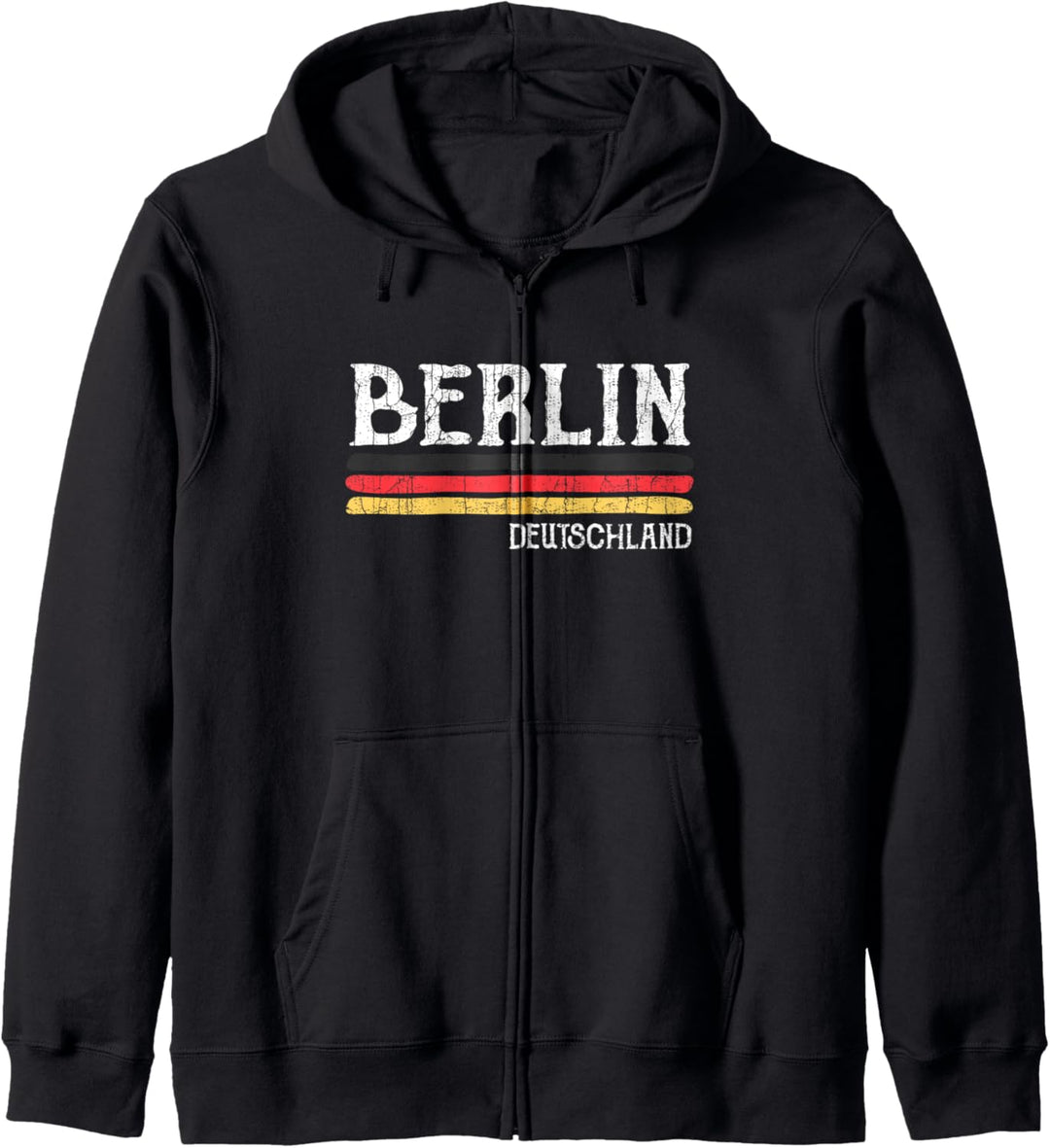 Vintage Berlin Deutschland Deutsch Kapuzenjacke
