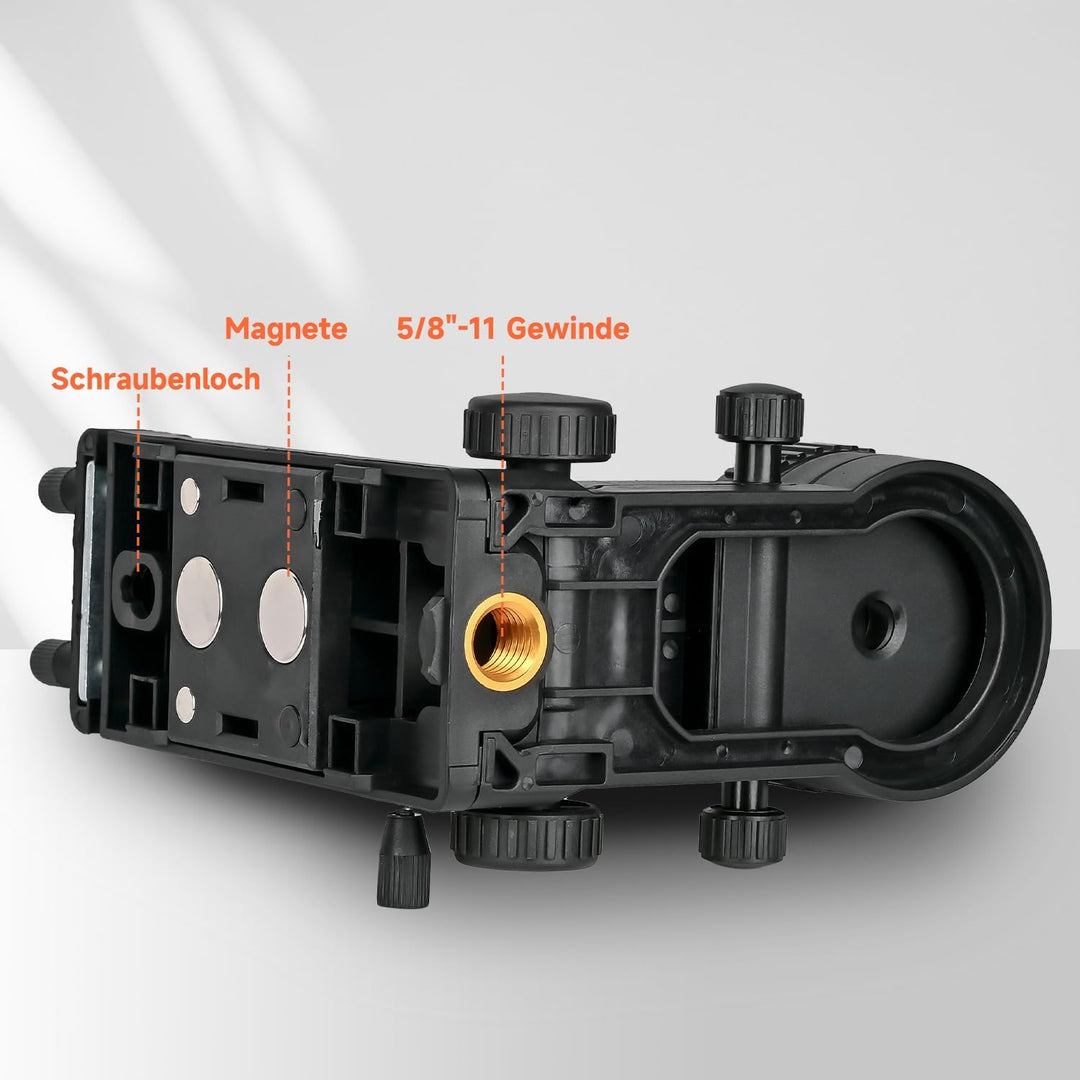 Laser Teleskopstange, DOVOH 3,7m/12ft Einstellbar für Kreuzlinienlaser, Laser Stativ mit 1/4"-20 Aus