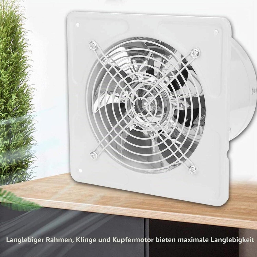 Tyenaza Wandventilator, Abluftventilator, Wandventilator, leiser Ventilator für Badezimmer und Küche