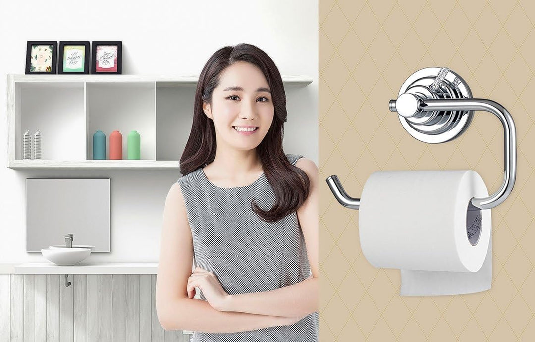BOPai Moderne Vakuum Saugnapf Absaugen Toilettenpapierhalter, papierrollen Inhaber Halterung für Bad