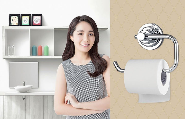 BOPai Moderne Vakuum Saugnapf Absaugen Toilettenpapierhalter, papierrollen Inhaber Halterung für Bad