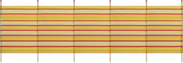 WBL Windschutz für den Aussenbereich, gestreift 150 cm 6 Pole, 150 cm 6 Pole