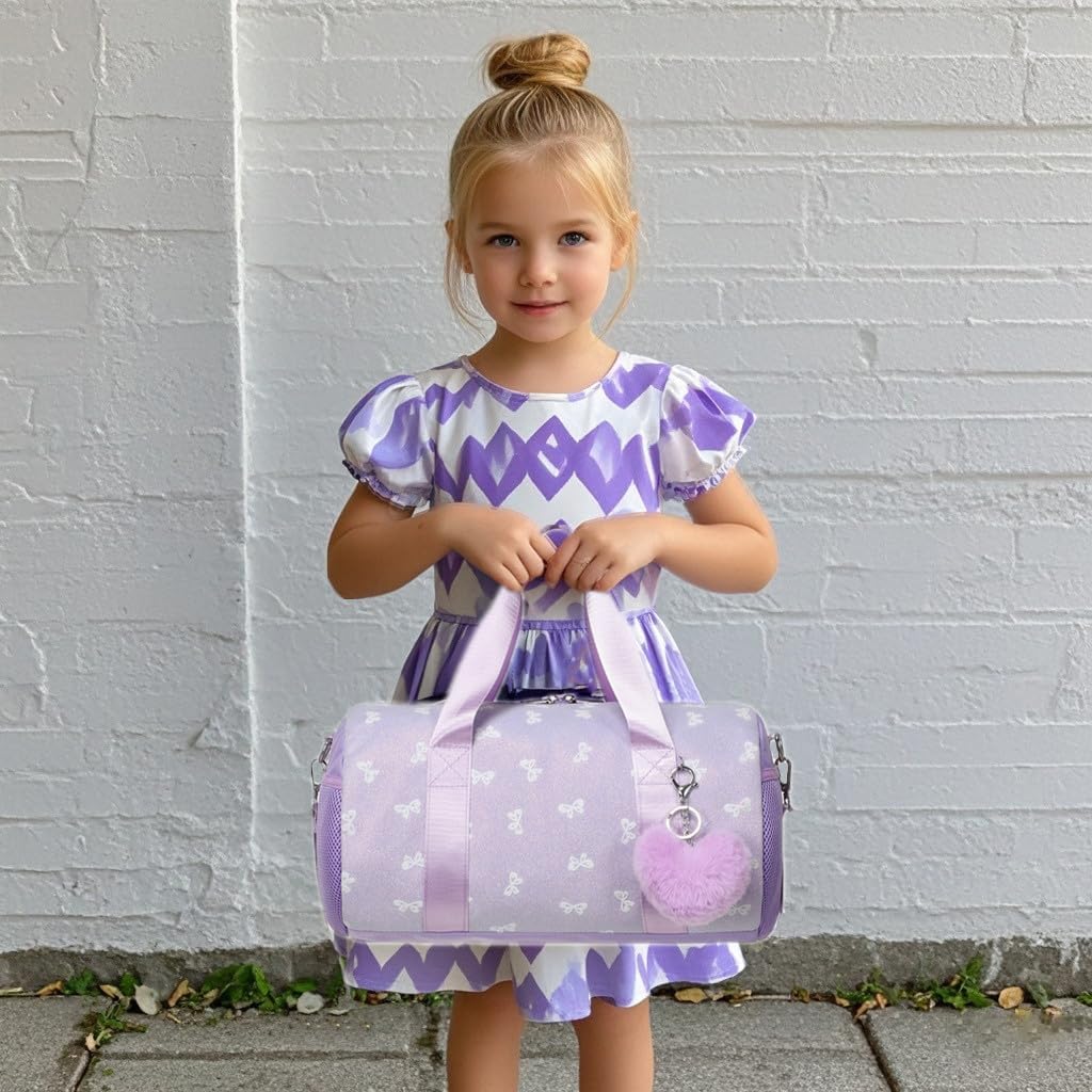 Schmetterling Tasche Kinder Sporttasche Mädchen Ballett Mädchen Kinderhandtasche Balletttasche Kinde