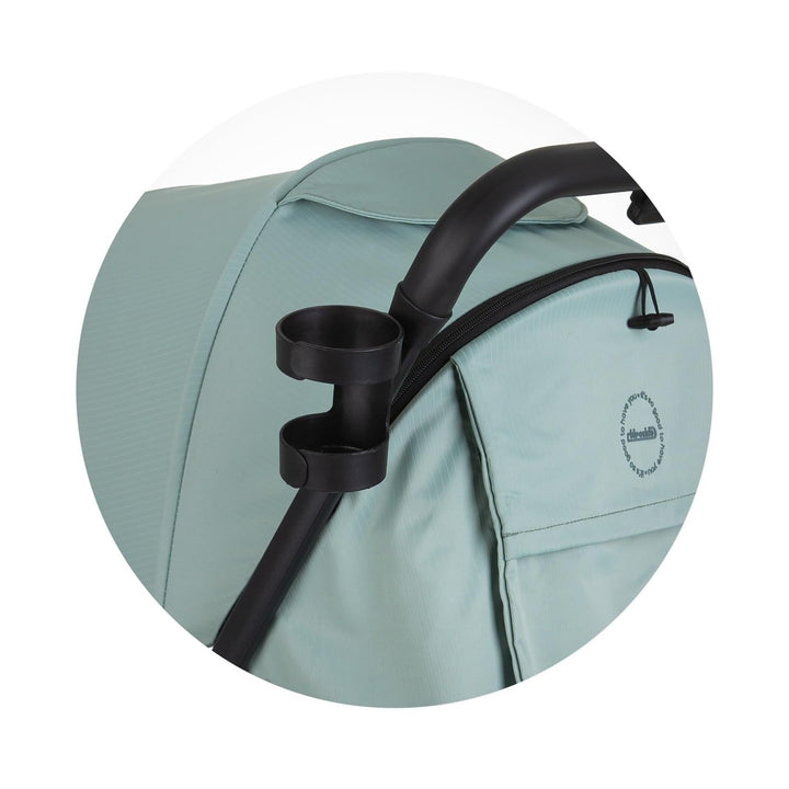 Chipolino Kinderwagen, Buggy Pixie zusammenklappbar Getränkehalter Korb 22 kg, Farbe:tuerkis, tuerki