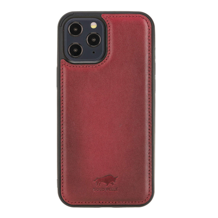 Solo Pelle Lederhülle für das iPhone 12/12 Pro in 6.1 Zoll Stanford Case Leder Hülle Ledertasche Bac