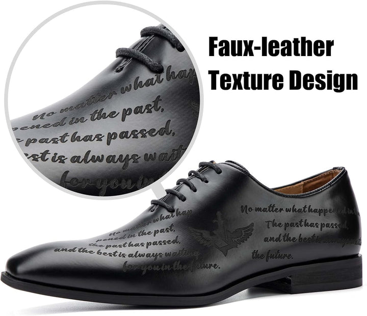 JITAI Mokassins Herren Elegante Schuhe Freizeit Loafer Herren Anzug Schuhe 42 EU Schwarz 03, 42 EU S