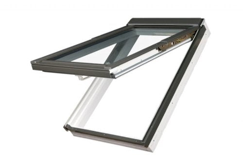 66 x 118 - Kunststoff FAKRO PPP-V U3 preSelect®- Klapp-Schwingfenster mit EDR für Dachziegel
