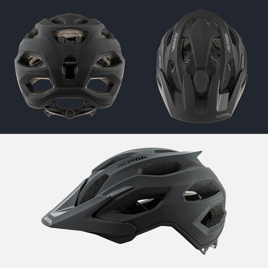 Alpina Black Matt 52-57 cm, Black Matt 52-57 cm