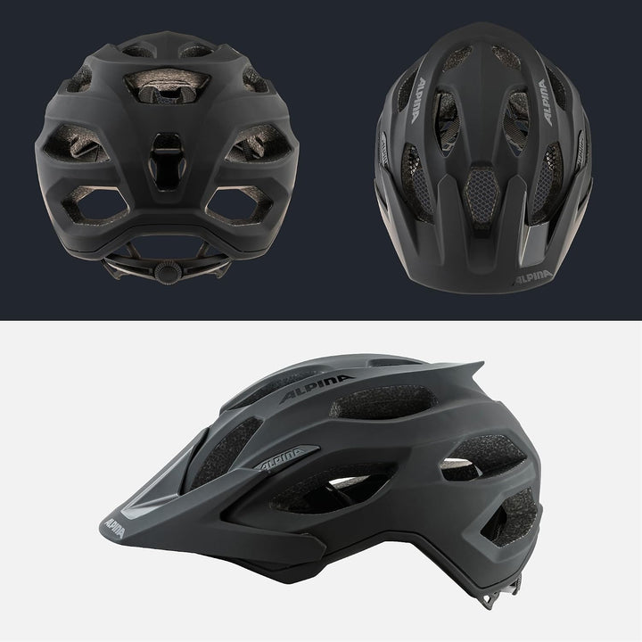 Alpina Black Matt 52-57 cm, Black Matt 52-57 cm