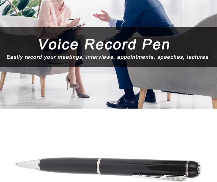 Voice Recorder Pen, Digitaler Audioaufzeichnungsstift für Vorträge, Meetings, Klassen, Tragbares Aud