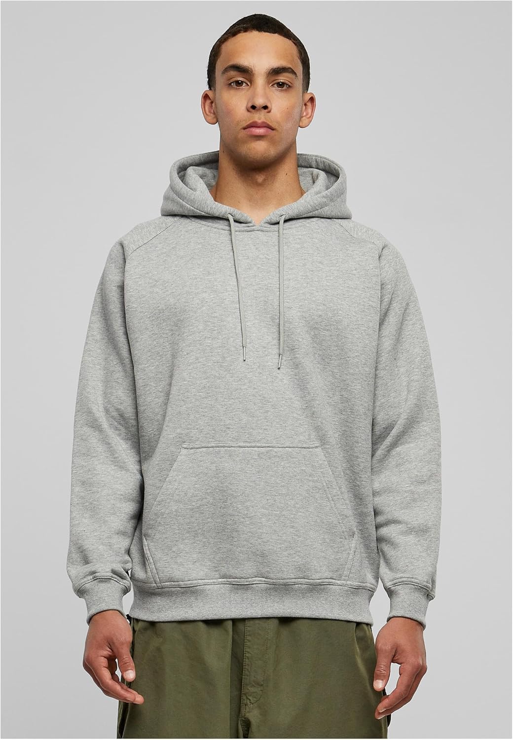 Urban Classics Herren Blank Hoody S Grau, S Grau