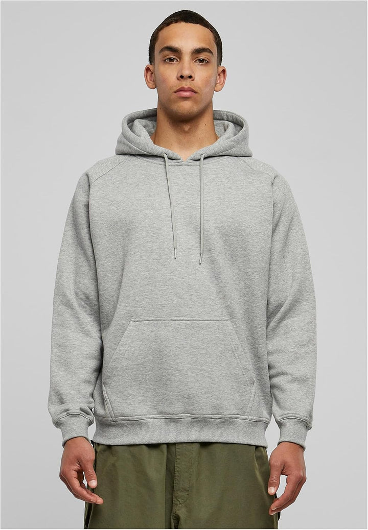 Urban Classics Herren Blank Hoody XS Grau, XS Grau