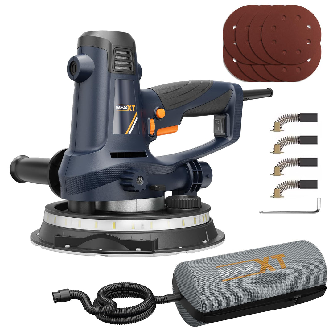 MAXXT 810W Handschleifmaschine für Trockenbau, Elektroschleifmaschine für Wände, 1500-2800RPM variab