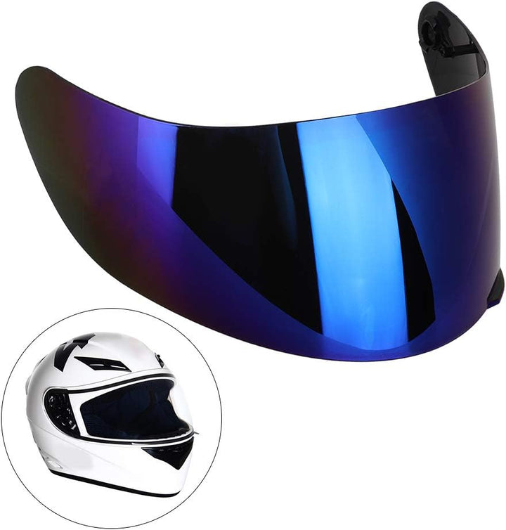 Motorradhelm Visier, Vollgesichts Motorradhelm Visier Objektiv Windschutzscheibe Ersatz für AGV K3SV