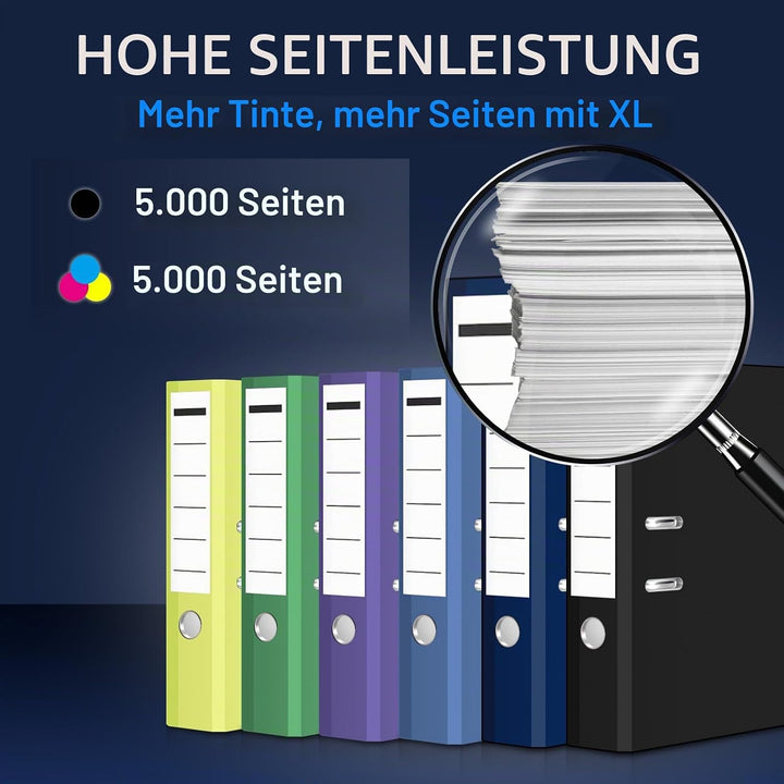 DOUBLE D T9451 T9452 T9453 T9454 für Epson T9451-T9454 kompatibel mit Epson Workforce Pro WF-C5710DW