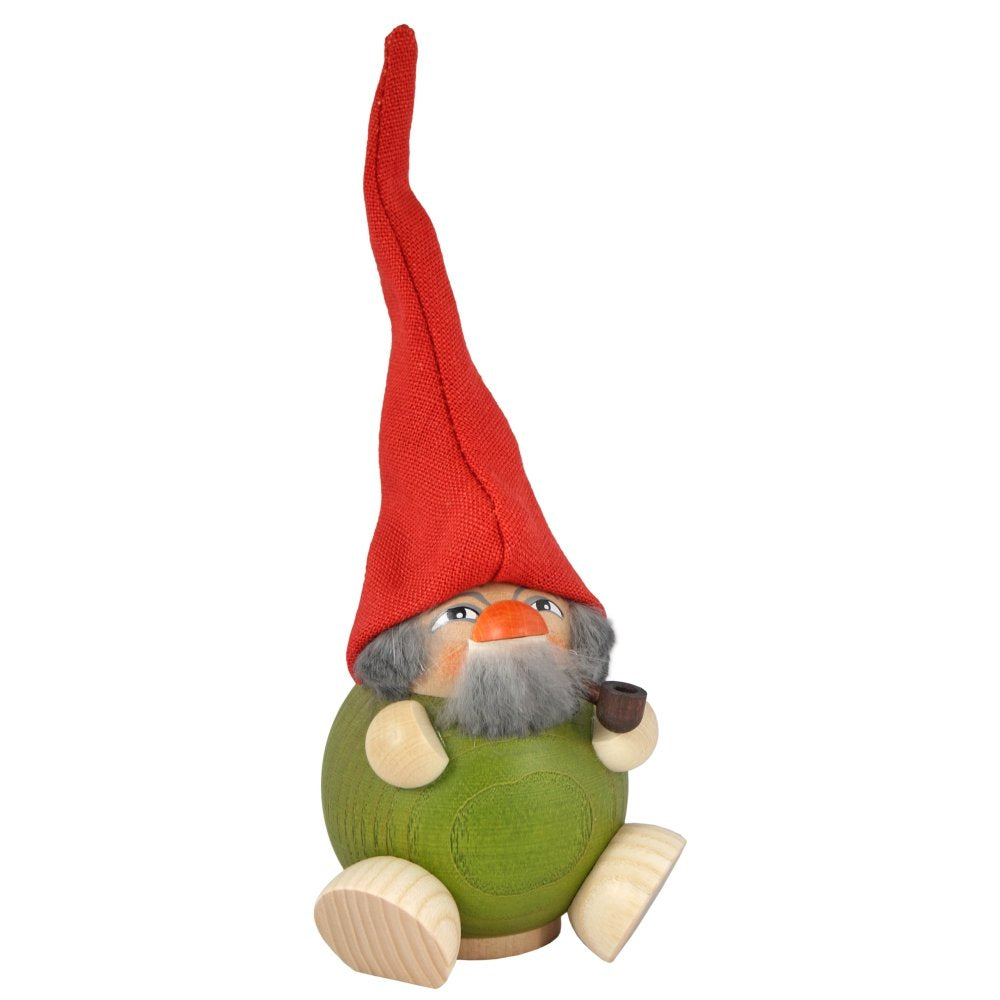 Seiffener Volkskunst | Räuchermann Figur | Duftzwerg 19 cm | Räucherfigur | Räuchermännchen Erzgebir