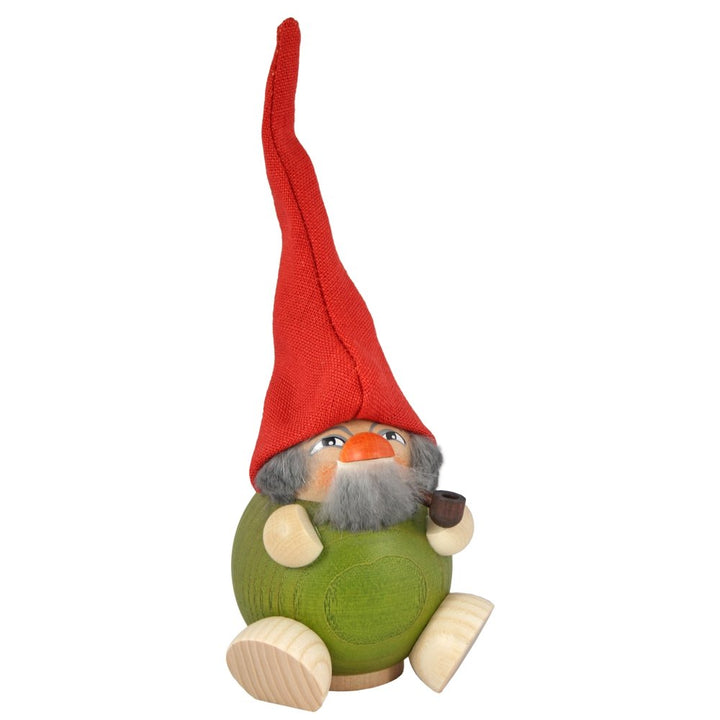Seiffener Volkskunst | Räuchermann Figur | Duftzwerg 19 cm | Räucherfigur | Räuchermännchen Erzgebir