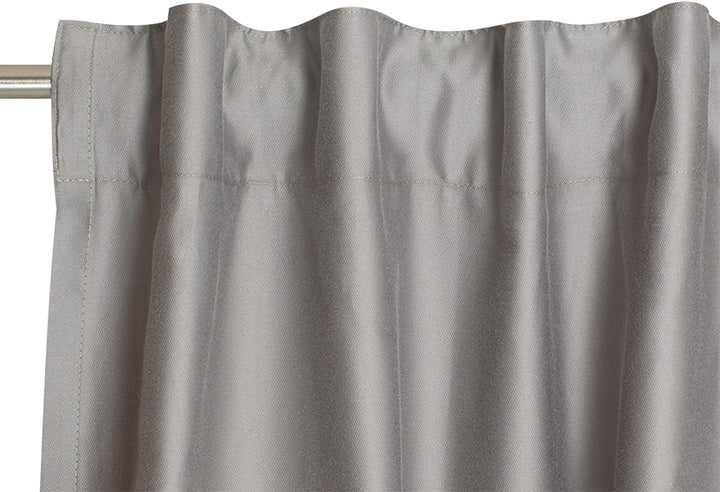 Schöner Wohnen Kollektion Gardine Soft 130x250 - Vorhang Blickdicht grau Baumwollmix - Vorhänge Wohn