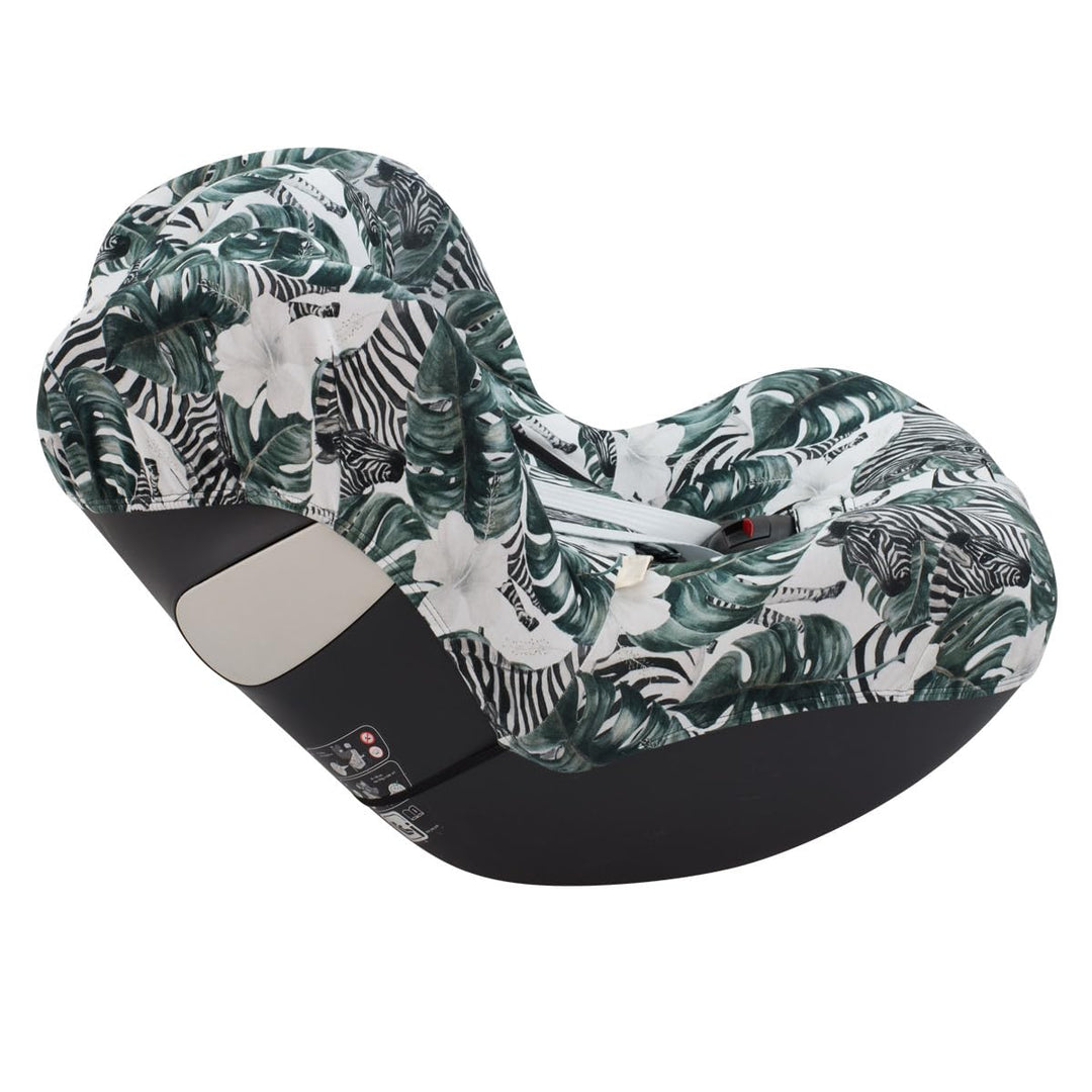 JYOKO KIDS Bezug kompatibel mit Cybex Gold Sirona - M2 I-Size, GB Vaya I-Size (ZEBRA, M2 iSize), ZEB