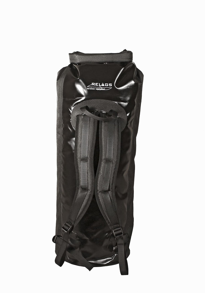 BasicNature Unisex – Erwachsene Seesack Rucksack 40 L Schwarz, 40 L Schwarz
