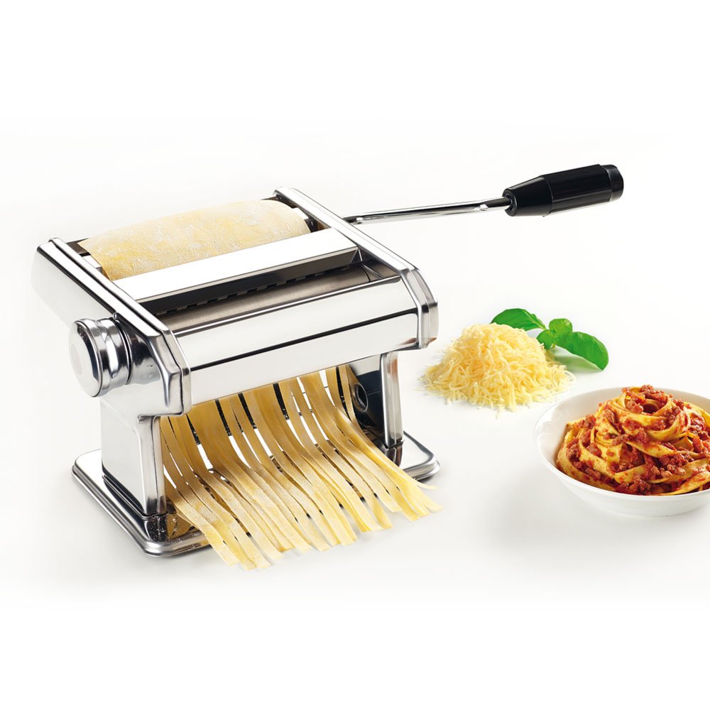 Metaltex 3 in 1 Pasta Maschine Maker Edelstahl Tischklemme