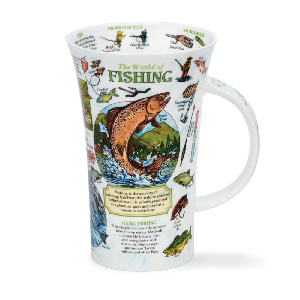 Dunoon Glencoe 0,5 Liter Fine Bone Chiana Tasse World of Fishing