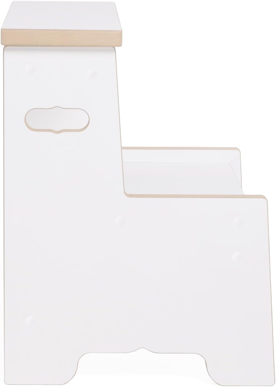 Tritthocker Kinder Hocker Holz Tritthocker Holz - Weisser MDF Step Stool Für Kinderzimmer, 39x39x29