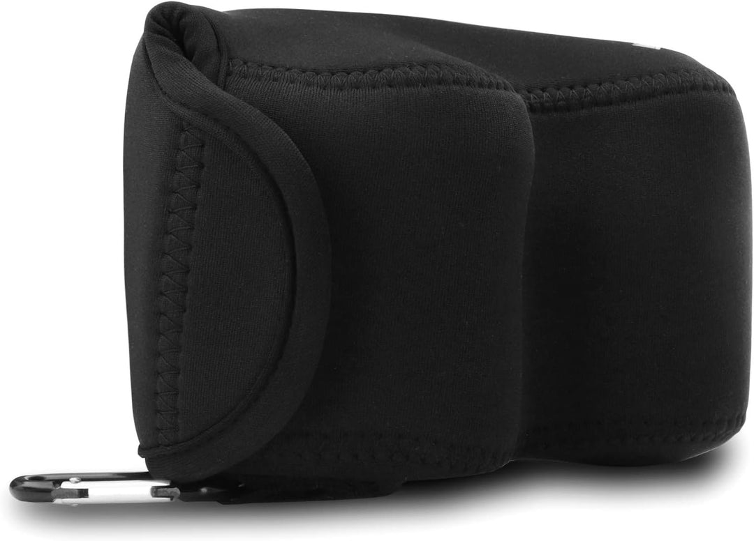 MegaGear MG1687 Kameratasche aus Neopren, für Panasonic Lumix DC-FZ1000 II, Leica V-Lux 5 - Schwarz,