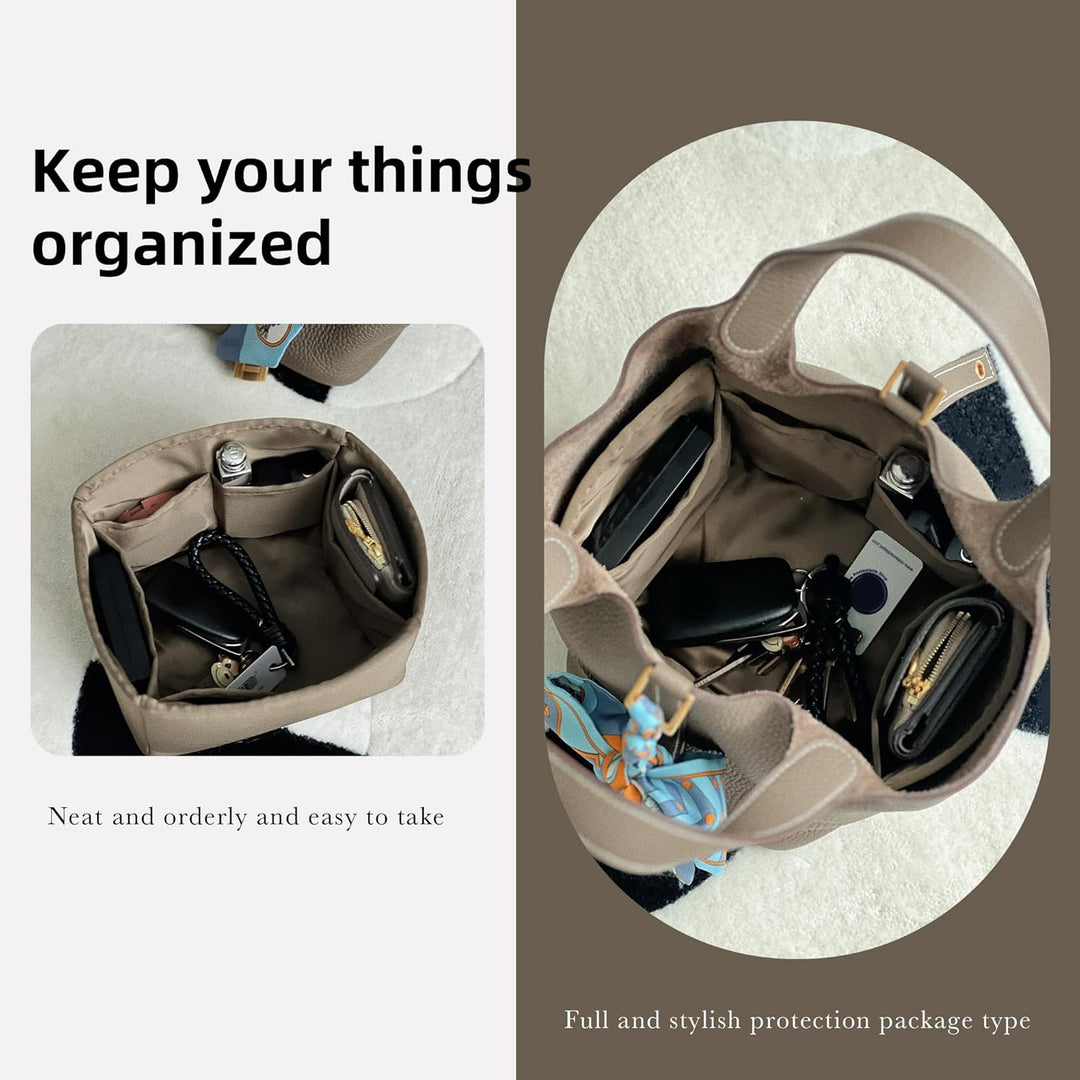 DGAZ Seide Taschenorganizer für Picotin 18/22, Bag in Bag Tasche Organizer, Taschenorganizer Shaper