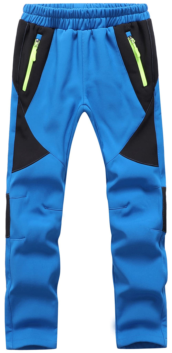 Kinder Softshellhose Skihose Warm Gefüttert Thermohose Winter Wasserdicht Winddicht Schneehose Junge